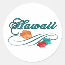 Hawaii Round Sticker