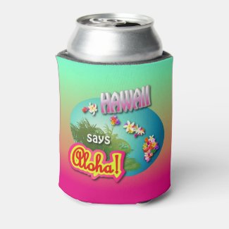 Hawaii Says Aloha! Can Cooler