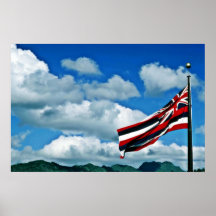 Hawaii State Flag - Oahu Poster