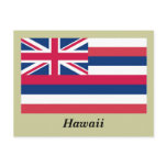 Hawaii State Flag postcards