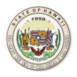 Hawaii State Seal magnets
