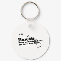 Hawaii State Slogan keychains
