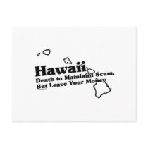 Hawaii State Slogan postcards