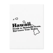 Hawaii State Slogan postcards