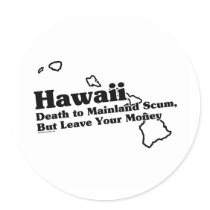 Hawaii State Slogan stickers