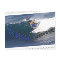 Hawaii statehood 50th anniversary postcard- surfer by jabigalke Hawaii statehood 50th anniversary postcard- surfer