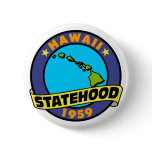 Hawaii Statehood buttons