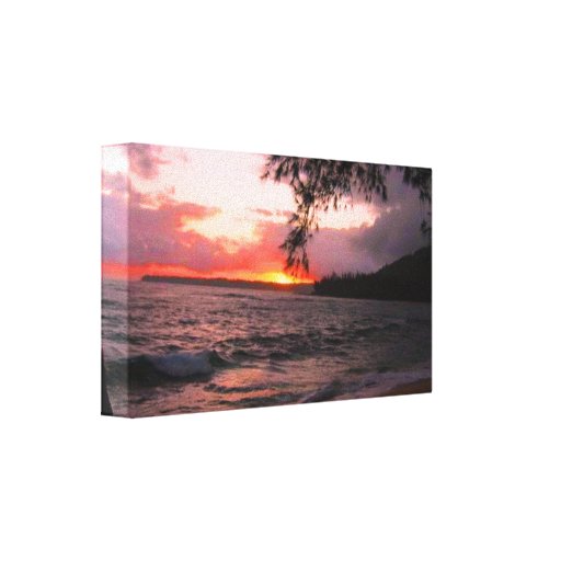 Hawaii Sunset Canvas Print