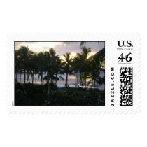 Hawaii sunset postage stamps