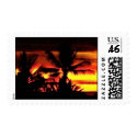Hawaii sunset postage stamp from ZAZZLE.com