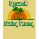 Hawaii Swim Team Retro Vintage T-Shirt
