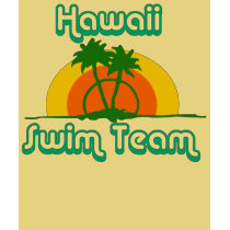 Hawaii Swim Team Retro Vintage T-Shirt
