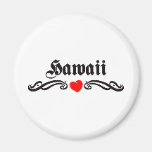 Hawaii Tattoo Magnets