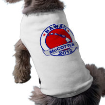Hawaii Thad McCotter Dog Clothing
