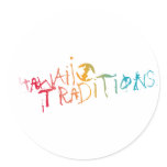 Hawaii Traditions Shave Ice Colored Sticker