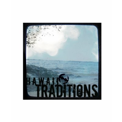Hawaii Traditions Vintage Beach Fitted T-shirt by hawaiitraditions