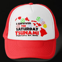 Hawaii Tsunami Survivor hats