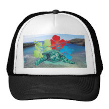 Hawaii Turtle Truckers Cap Hat