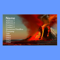 Hawaii Volcano Business Card business cards