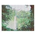 Hawaii waterfall Oil Painting posters by Envelope150 Hawaii waterfall Oil Painting posters
