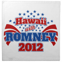 Hawaii with Romney 2012 Napkins