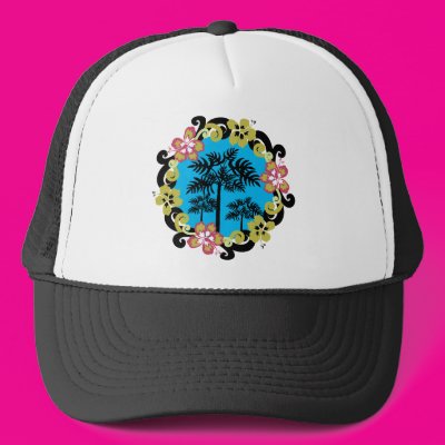 Hawaiia Circle of Flowers Hats Zazzle_hat Hawaiia Circle of Flowers Hats Zazzle_hat
