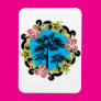 Hawaiia Circle of Flowers Rectangle Magnet Hawaiia Circle of Flowers Rectangle Magnet