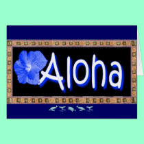 Hawaiian Aloha Card