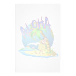 Hawaiian Aloha Customized Stationery