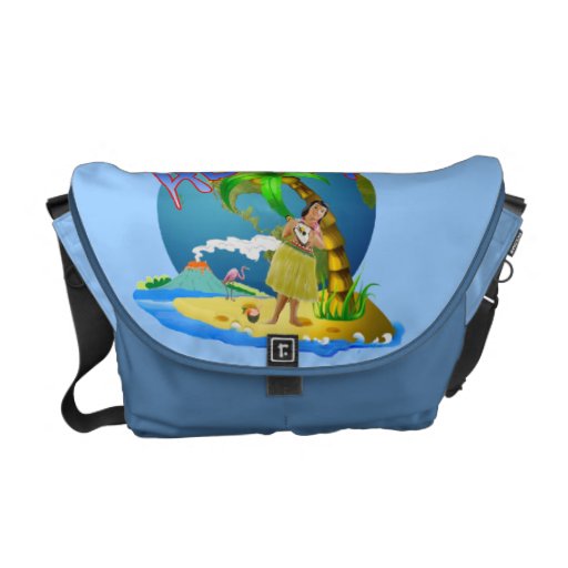 Hawaiian Aloha Messenger Bag