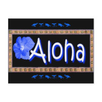Hawaiian Aloha Postcard