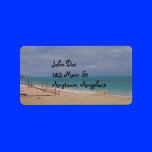 Hawaiian Beach Address Label labels