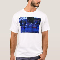 Hawaiian Boats at Sunrise t-shirts