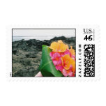 Hawaiian Bouquet on Lava in Hawaii Stamps