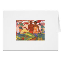 'Hawaiian Boy and Girl', by Arman Manookian Card
