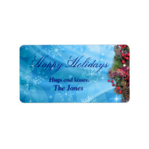 hawaiian christmas eve ~ label