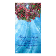 hawaiian christmas eve photo cards