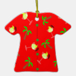 Hawaiian Christmas Palm Tree Christmas Ornament