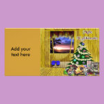 Hawaiian christmas photo card photo cards