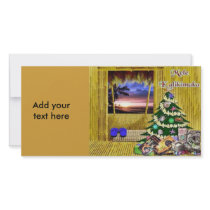 Hawaiian christmas photo card photo cards by Angels_Love_Gifts Hawaiian christmas photo card photo cards