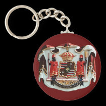 Hawaiian Coat of Arms keychains