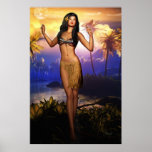 Hawaiian Dancer Sunrise posters