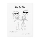 postcard - Great save the date for tropical or destination weddings! The words are Hawaiian and stand for "love is paradise." 
Image copyrighted 2007-weddingclipart.com