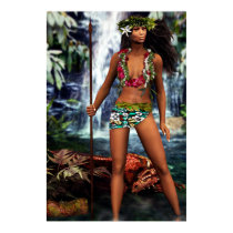 Hawaiian Dragon Goddess posters