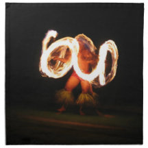 Hawaiian Fire Dance Napkins
