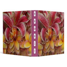 Hawaiian Floral Binder binder