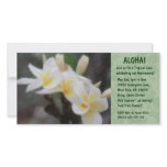 Hawaiian Floral Luau Invitations Photo Card Template