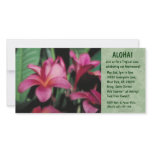 Hawaiian Floral Luau Invitations Personalized Photo Card