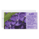 Hawaiian Floral Luau Invitations Personalized Photo Card