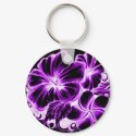 Hawaiian Flower Keychain keychain